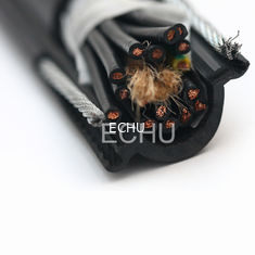 China Flexible Round Traveling Control Cable for cranes or other appliances RVV(2G) 20Cx1.5SQMM in black color supplier