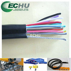 China Flexible Round Traveling Control Cable for cranes or other appliances RVV(1G) 9Cx1.5SQMM with color cores supplier