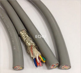 China CE cert PVC data cable with tinned copper braid LiYY, LiYCY(TP)  in Grey color supplier