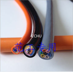 China Special Cable for Drag Chains TRVVSP for machine or equipments bending frequently in black/orange Color supplier