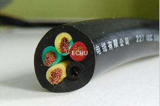 China Flexible Drum reeling cable for flexible installation with black jacket supplier