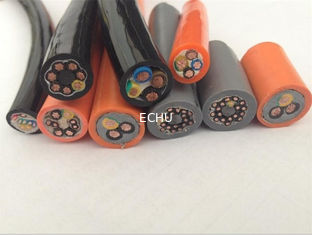 China Special Cable for Drag Chains TRVV for machine or equipments bending frequently in grey/black/orange Color supplier