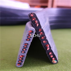 China Flat Flexible Traveling Cable for Crane or Conveyor in Parrallel type H07VVH6-F with Black Jacket supplier