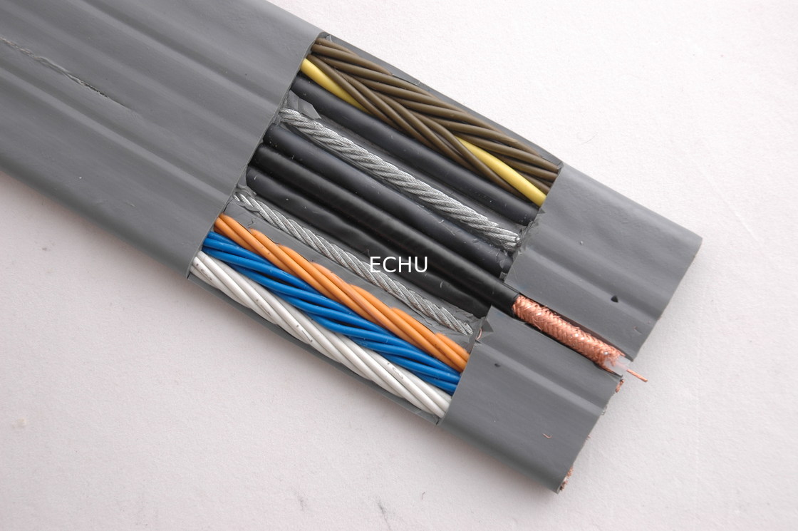 Flat Flexible Traveling Cable for Elevator with CE certificate TVVBG