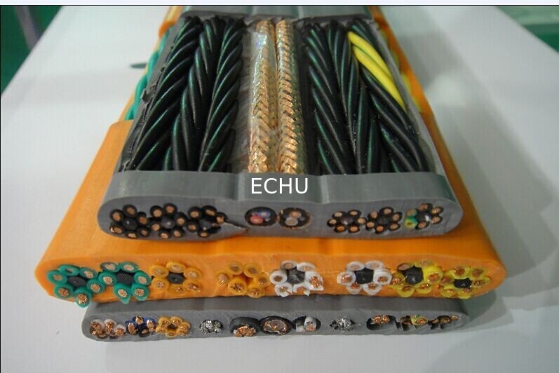 Flat Flexible Traveling Cable for Elevator with CE certificate TVVBG