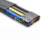 Flat Flexible Traveling Cable for Crane or Conveyor in Black Jacket ECHU FLAT CABLE supplier