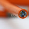 High Flexible Control Cable for Long Travel Drag Chains(PUR) EKM71983 12Cx0.3SQMM in Orange Color supplier