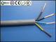 ROHS PVC Electrical shield Multi-conductor cable UL2464 80℃ 300V with UL Certificate &amp; drain wire in grey color supplier