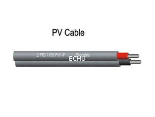 China Solar PV Cable TUV Cable 10.0mm2 with Red Jacket with TUV certificate supplier