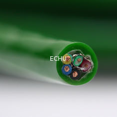 China PUR wear resistant with overall copper screen robot cable EKM70973 with ROHS 0.14sqmmx12Cores supplier