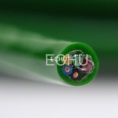 China High Flexible Control Cable for Long Travel Drag Chains(PUR) EKM71983 12Cx0.5SQMM in Green Color supplier