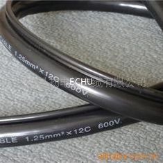 China Flexible Round Traveling Control Cable for cranes or other appliances RVV(2G) 16Cx1.0SQMM in black color supplier