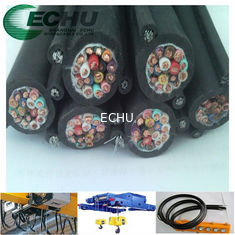 China Flexible Round Traveling Control Cable for cranes or other appliances RVV(2G) 20Cx1.5SQMM in black rubber jacket supplier