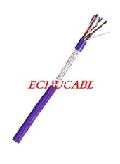China ROHS PVC Electrical Shield Multi-conductor cable UL2464 80℃ 300V with UL Certificate in purple Color supplier