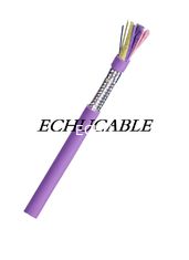 China ROHS PVC Electrical Shield Multi-conductor cable UL2464 80℃ 300V with UL Certificate in Purple Color supplier