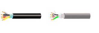 China RoHS UL2501 PVC Double Insulated Copper Wire Multi Core Shealth Cable supplier