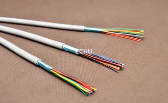 China CE cert PVC data cable with tinned copper braid LiYY, LiYCY 10Cx0.5sqmm in Grey color supplier