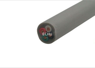 China Round Elevator and Escalator Control Cable RVV 4x0.75 PVC insulation PVC sheath Cable in Grey Color supplier