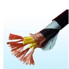 China PVC Insulation Steel tape Armoured Control Cable KVV22 450/750V in black color supplier