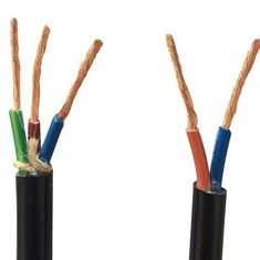 China PVC Insulation Flexible Round Control Cable KVV 450/750V in black color Jacket supplier
