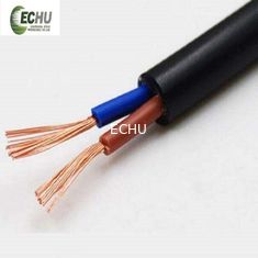 China 2 core PVC Insulation Flexible Round Control Cable KVV 450/750V in black color Jacket supplier