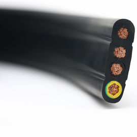 Good price Flat Flexible Traveling Cable for Crane or Conveyor in Black Jacket online