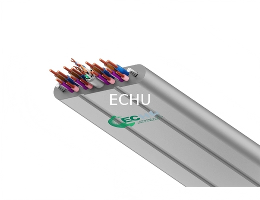 Good price ECHU  Flat Traveling Cable for Elevator use, Shielded Flat Travel Cable with STP/UTP CAT6 online