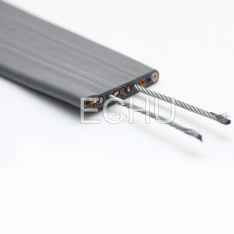 Flat Flexible Traveling Cable for Elevator with CE certificate TVVBG