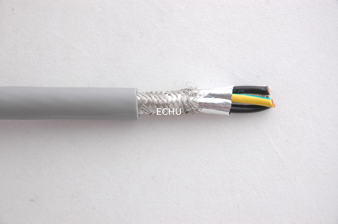 RoHS UL2586 PVC Double Insulated Copper Wire Multi Core Shield Cable