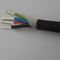 PVC Insulation Flexible Round Control Cable KVV 450/750V in black color supplier
