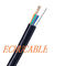 Flexible Round Traveling Control Cable for cranes or other appliances RVV(1G)/RVV(2G)  in black color supplier