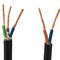 PVC Insulation Flexible Round Control Cable KVV 450/750V in black color Jacket supplier