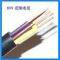 PVC Insulation Hard Copper Conductor  Round Control Cable KVV 450/750V in black color Jacket supplier