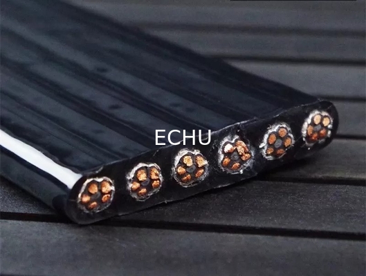Good price Flat Flexible Traveling Cable for Crane or Conveyor YFFB-PUR 30*1.5 PUR Black Jacket, weather resistance online