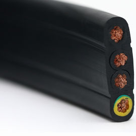 Good price Flat Flexible Traveling Cable for Crane or Conveyor in Black Jacket online