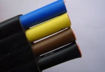 Good price Flat Flexible Traveling Cable for Crane or Conveyor in Black Jacket online