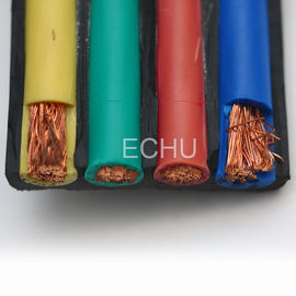 Good price Flat Flexible Traveling Cable for Crane or Conveyor Black Jacket with color seperated core online