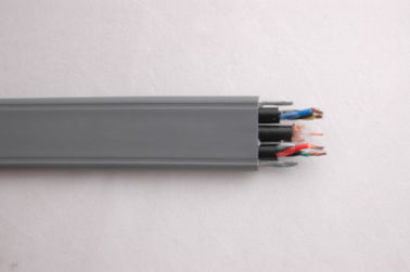 Good price Flat Flexible Traveling Elevator Cable with TV Camera Cable in Grey Color online