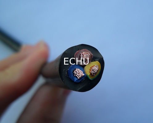 quality E514264 ECHU SJT 18 16 14 AWG 3 Core PVC Copper Flexible Power Cord UL Certificate Electrical Cable factory