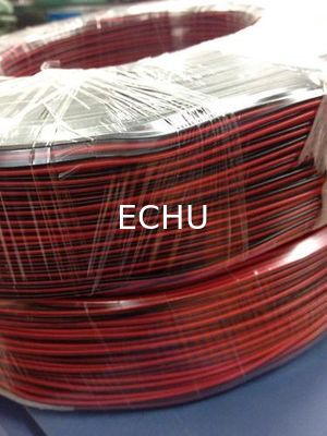 Good price 2 Core Parallel Audio Flat Cable UL2468 PVC Insulated Copper Red and Black Electric Speaker Cable online