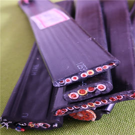 Good price Composite Flat Flexible Traveling Cable for Crane or Conveyor H07VVH6-F with Black Jacket 450/750V online